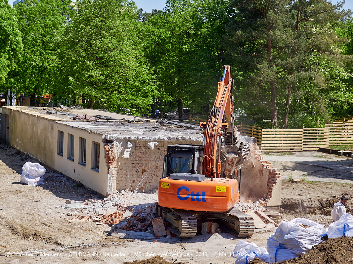 11.05.2022 - Baustelle am Haus für Kinder in Neuperlach